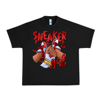 Black red sneaker girl afro woman Urban Heavy Tee - RanaPortraitStore