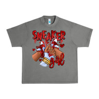 Tornado red sneaker girl afro woman Urban Heavy Tee - RanaPortraitStore