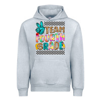 Heather Grey team fourth grade Urban Hoodie - NancyCooperArtShop