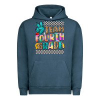 Pigment Midnight Navy team fourth grade Urban Hoodie - NancyCooperArtShop