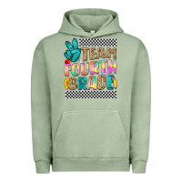 Pigment Oil Green team fourth grade Urban Hoodie - NancyCooperArtShop