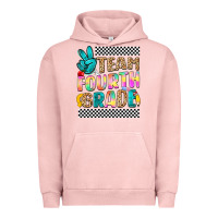 Pigment Salmon team fourth grade Urban Hoodie - NancyCooperArtShop