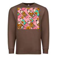 Chestnut western pencil seamless pattern Premium Sweatshirt - BundleAndBundleShop