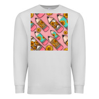 Dove Grey western pencil seamless pattern Premium Sweatshirt - BundleAndBundleShop