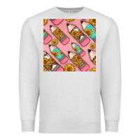 Oatmeal Heather western pencil seamless pattern Premium Sweatshirt - BundleAndBundleShop