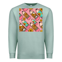 Seafoam western pencil seamless pattern Premium Sweatshirt - BundleAndBundleShop