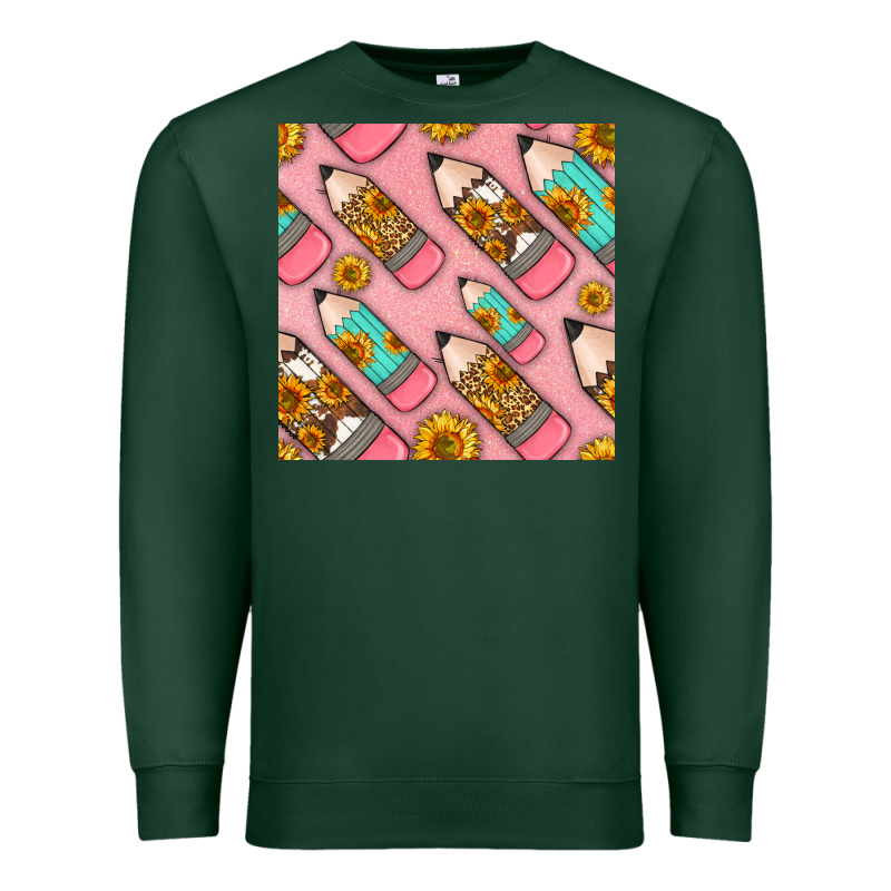 Western Pencil Seamless Pattern Premium Sweatshirt by BundleAndBundleShop | Teevron