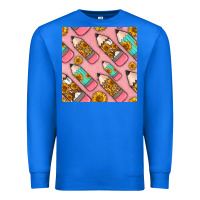 True Royal western pencil seamless pattern Premium Sweatshirt - BundleAndBundleShop