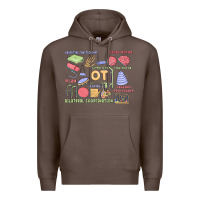 Coffee biliteral coordintiom Premium Hoodie - MaliasSmallBusiness