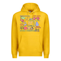 Lemon biliteral coordintiom Premium Hoodie - MaliasSmallBusiness