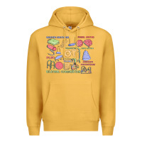 Mustard biliteral coordintiom Premium Hoodie - MaliasSmallBusiness