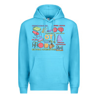 Ocean Blue biliteral coordintiom Premium Hoodie - MaliasSmallBusiness