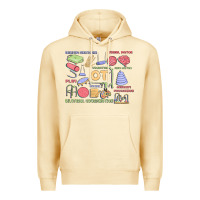Pina Colada biliteral coordintiom Premium Hoodie - MaliasSmallBusiness