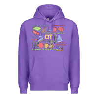 Purple biliteral coordintiom Premium Hoodie - MaliasSmallBusiness