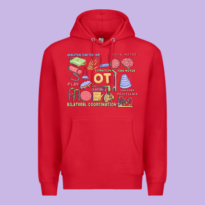 Biliteral Coordintiom Premium Hoodie Designed By Maliassmallbusiness