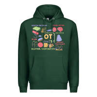 Sports Green biliteral coordintiom Premium Hoodie - MaliasSmallBusiness