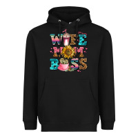 Black wife mom boss Heavyweight Hoodie - AdoDesignShop