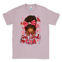 Lilac one loved cna afro messy bun Classic Tee - texasbilliewilder