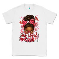 White one loved cna afro messy bun Classic Tee - texasbilliewilder