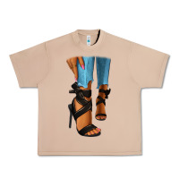 Burro black heels black fashion girl Urban Heavy Tee - RanaPortraitStore