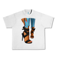 Lunar Rock black heels black fashion girl Urban Heavy Tee - RanaPortraitStore
