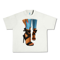 Pistachio black heels black fashion girl Urban Heavy Tee - RanaPortraitStore