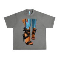 Tornado black heels black fashion girl Urban Heavy Tee - RanaPortraitStore