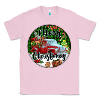 Merry Christmas Truck Classic Tee | Teevron