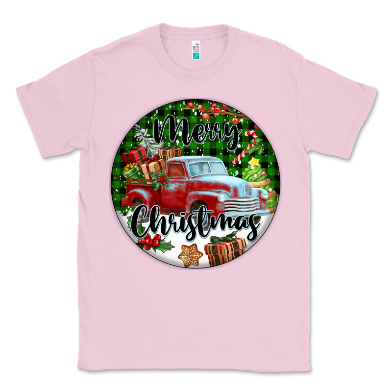 Merry Christmas Truck Classic Tee by FaDigitalArtStudio | Teevron