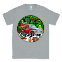 Heather Grey Merry Christmas Truck Classic Tee - FaDigitalArtStudio
