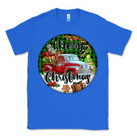 True Royal Merry Christmas Truck Classic Tee - FaDigitalArtStudio