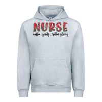 Heather Grey christmas nurse Urban Hoodie - MaliasSmallBusiness
