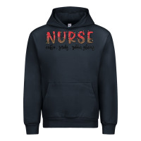 Navy christmas nurse Urban Hoodie - MaliasSmallBusiness