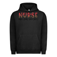 Pigment Black christmas nurse Urban Hoodie - MaliasSmallBusiness