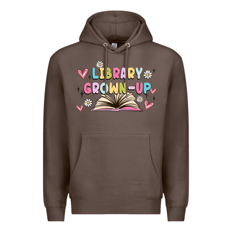 Library Grown Up Premium Hoodie by MaliasSmallBusiness | Teevron