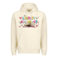 Sandshell library grown up Premium Hoodie - MaliasSmallBusiness