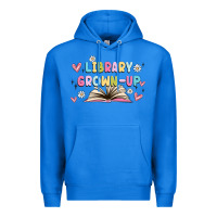 True Royal library grown up Premium Hoodie - MaliasSmallBusiness