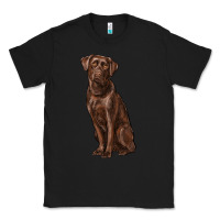 Black labrador retriever Classic Tee - RanaPortraitStore