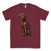 Burgundy labrador retriever Classic Tee - RanaPortraitStore