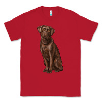 Red labrador retriever Classic Tee - RanaPortraitStore