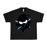 Black ninja kid Urban Heavy Tee - Unal Design