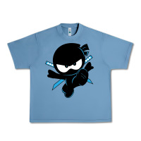 Pebble Blue ninja kid Urban Heavy Tee - Unal Design