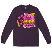 Plum little miss 3 rd grade Long Sleeve Tee - texasbilliewilder