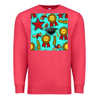 Cardinal graduation seamless pattern Premium Sweatshirt - BundleAndBundleShop
