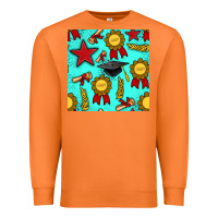 Carrot graduation seamless pattern Premium Sweatshirt - BundleAndBundleShop