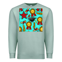 Seafoam graduation seamless pattern Premium Sweatshirt - BundleAndBundleShop
