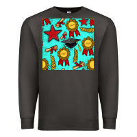 Smoke graduation seamless pattern Premium Sweatshirt - BundleAndBundleShop