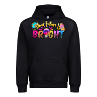 Black your future is bright Urban Hoodie - NancyCooperArtShop