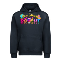 Navy your future is bright Urban Hoodie - NancyCooperArtShop
