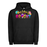 Pigment Black your future is bright Urban Hoodie - NancyCooperArtShop
